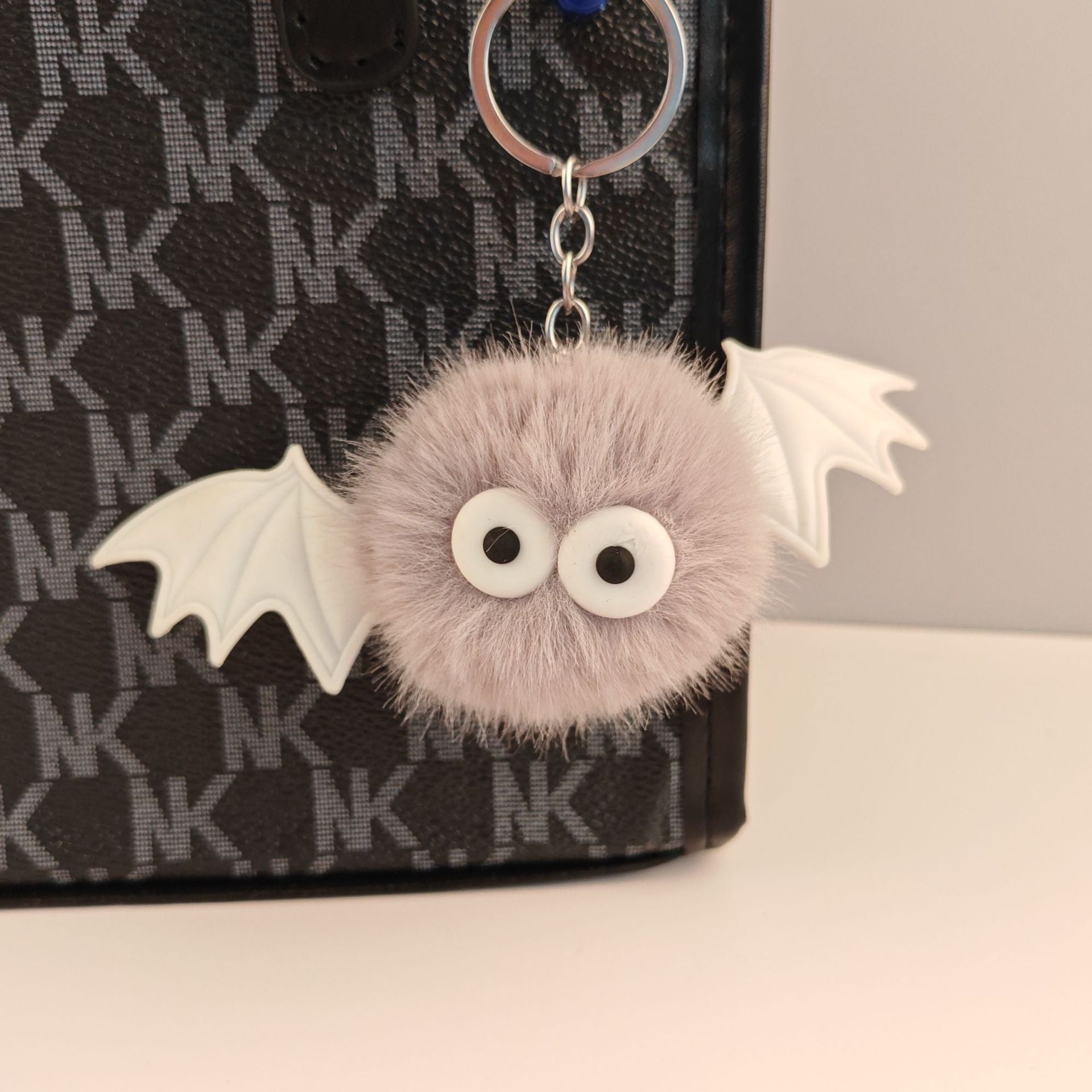 Wholesale 5pcs/pack Plush ball pendant funny keychain accessories